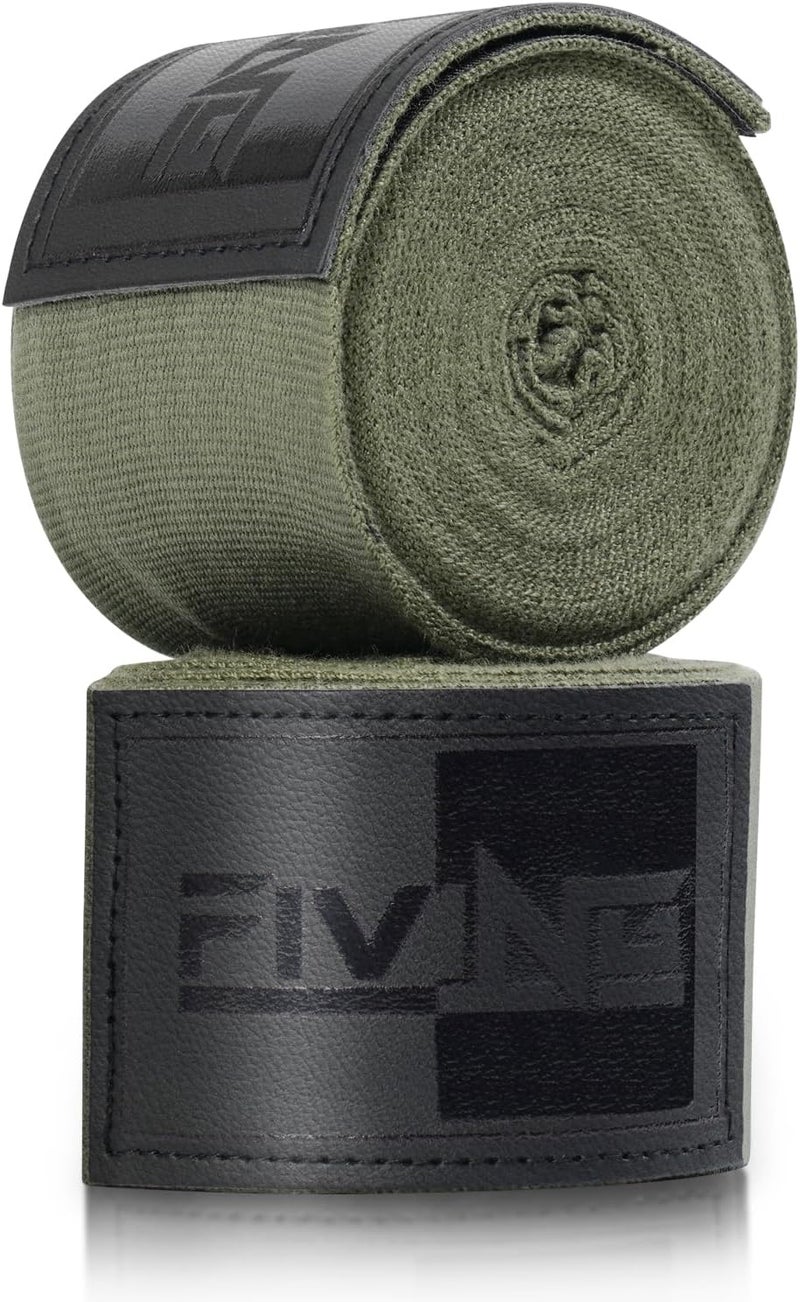 FIVING Premium Handwraps 180 inches Elastic Hand Wraps with Thumb Loop for Boxing, MMA, Muay Thai and Other Martial Arts 4m for Men & Women - Image 1